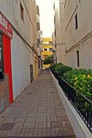 urban landscape from the capital of the Canary Island Lanzarote Arrecife in Spain on a warm summer day photo