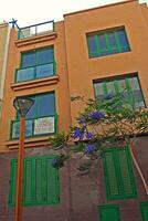 urban landscape from the capital of the Canary Island Lanzarote Arrecife in Spain on a warm summer day photo