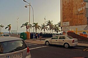 urban landscape from the capital of the Canary Island Lanzarote Arrecife in Spain on a warm summer day photo