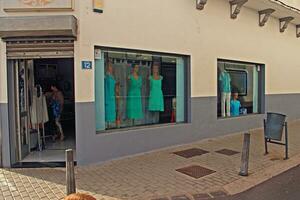 urban landscape from the capital of the Canary Island Lanzarote Arrecife in Spain on a warm summer day photo