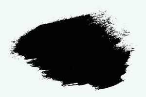 Abstract ink paint brush stroke vector