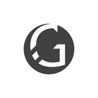 Letter G Art Icon And Symbol Template vector