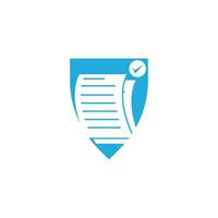 Document Icon And Symbol Vector Template Illustration