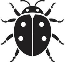 Abstract Splendor in Motion The Vector Ladybugs Geometric Insignia Whispers of Delight The Ladybugs Emblematic Charm