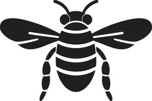 Bee King Badge Bee Crowned Insignia vector