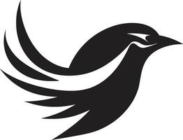 Ravens Roost Icon Sparrow Serenity Emblem vector