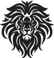 Majestic Hunter Vector Lion Logo Design The Prowling King Black Lion Emblem