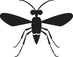 Clean Mosquito Icon Modern Mosquito Logo Concept vector