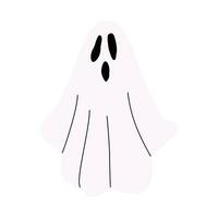 Spooky ghost illustration vector