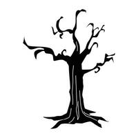 Spooky tree illustration vector