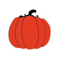 Spooky pumpkin illustration vector