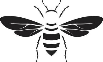 zumbido con estilo moderno avispón icono elegante insecto guerrero en oscuridad logo diseño vector
