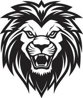 Elegance in Motion Graceful Lion Icon in Vector Feline Finesse The Power Unleashed in Black Lion Logo