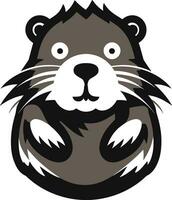 Royal Beaver Profile Beaver Sovereign Logo vector