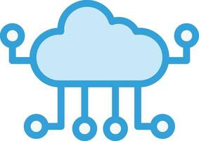 Cloud computing Vector Icon Design Illustration