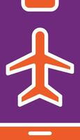 Airplane Mode Vector Icon Design Illustration