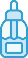 ilustración de diseño de icono de vector de aceite orgánico