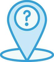 Location Question Vector Icon Design Illustration