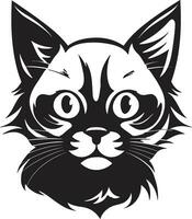 Pouncing Black Panther Whisker and Paw Prints vector