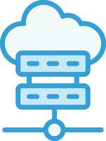 Cloud server Vector Icon Design Illustration