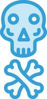 Skull Vector Icon Design Illustration