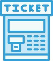 Ticket machine Vector Icon Design Illustration