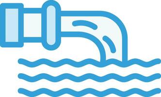 Waste water Vector Icon Design Illustration