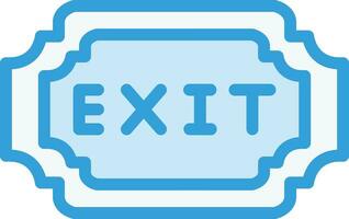 Exit Vector Icon Design Illustration