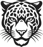 Roaring Elegance Black Vector Leopard Emblem Panther Perfection Black Leopard Logo