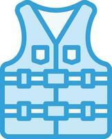 Life vest Vector Icon Design Illustration