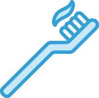 Toothbrush Vector Icon Design Illustration