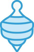 Spinning top Vector Icon Design Illustration