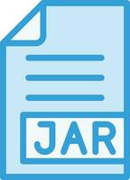 JAR Vector Icon Design Illustration