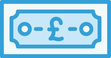 Pound Vector Icon Design Illustration