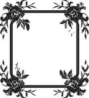 exuberante artesanía monocromo vector de real decoración elegante insignias reales negro decorativo florales para realeza en vector