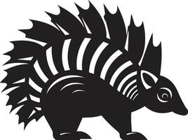 Strength in Shadows Black Armadillo Logo Black Armadillo Vector A Symbol of Grace