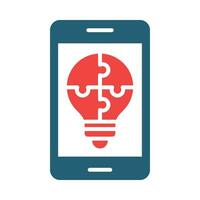 Solution Vector Glyph Two Color Icon For Personal And Commercial Use.