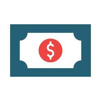 Money Vector Glyph Two Color Icon For Personal And Commercial Use.