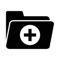 médico vector glifo icono para personal y comercial usar.