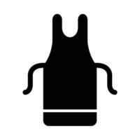 Apron Vector Glyph Icon For Personal And Commercial Use.