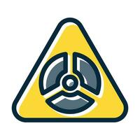 Dangerous Goods Vector Thick Line Filled Dark Colors Icons For Personal And Commercial Use.