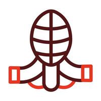 Kendo Vector Thick Line Two Color Icons For Personal And Commercial Use.