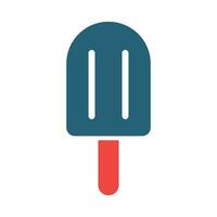 Ice cream Vector Glyph Two Color Icon For Personal And Commercial Use.