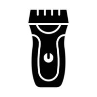 Electric Shaver Vector Glyph Icon For Personal And Commercial Use.