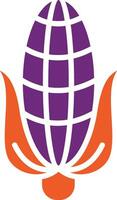 ilustración de diseño de icono de vector de maíz