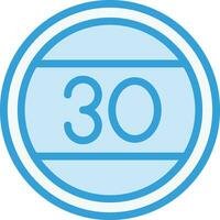 Speed limit Vector Icon Design Illustration