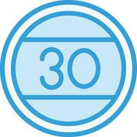 Speed limit Vector Icon Design Illustration