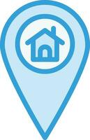 Home Location Vector Icon Design Illustration