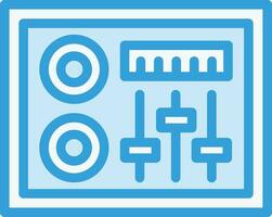 Dj Mixer Vector Icon Design Illustration