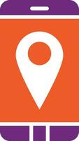 Gps mobile Vector Icon Design Illustration